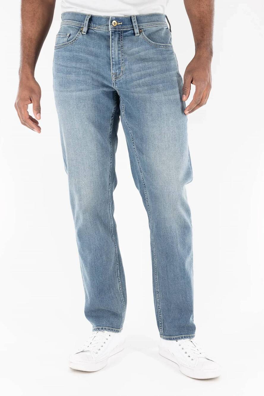 NEW DEVIL-DOG athletic jean in oxford-light wash